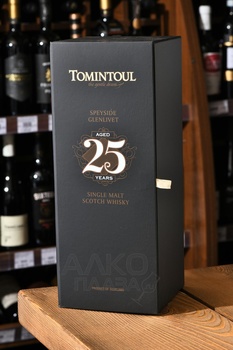 Tomintoul Speyside Glenlivet - виски Томинтоул Спейсайд Гленливет 25 лет 0.7 л