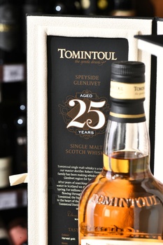 Tomintoul Speyside Glenlivet - виски Томинтоул Спейсайд Гленливет 25 лет 0.7 л