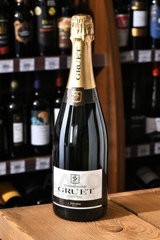 Champagne Gruet Selection - шампанское Шампань Грюэ Селексьон 0.75 л белое брют