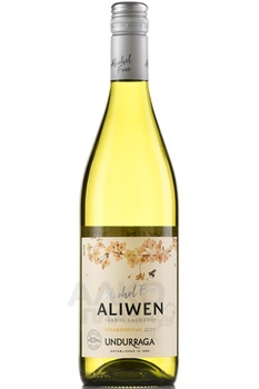 Undurraga Aliwen Chardonnay - вино безалкогольное Ундуррага Аливен Шардоне 0.75 л белое полусладкое