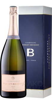 Champagne Forget-Brimont Rosé Brut - шампанское Форже-Бримон Розе Брют 1.5 л розовое брют в п/у