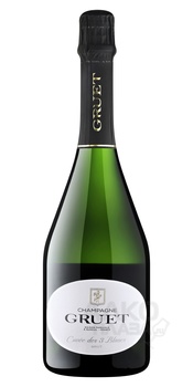 Champagne Gruet Cuvée des 3 Blancs Brut - шампанское Грюэ Кюве де Труа Блан 0.75 л белое брют