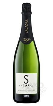 Salasar Blanquette de Limoux Carte Blanche Brut - вино игристое Салазар Бланкет де Лиму Карт Бланш 0.75 л белое брют