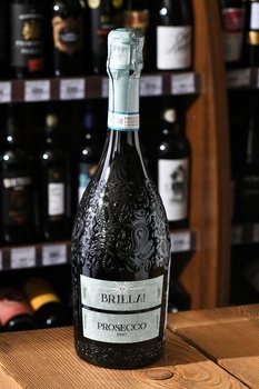 Brilla! Prosecco DOC - вино игристое Просекко Брилла ДОК 0.75 л белое брют