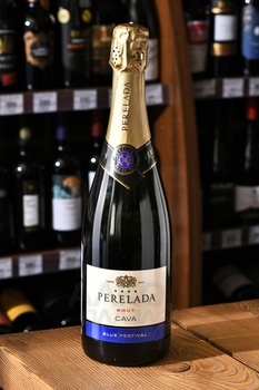 Cava Perelada Brut - вино игристое Кава Перелада Брют 2020 год 0.75 л белое брют