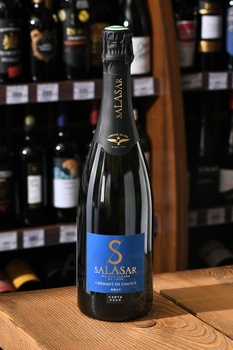 Salasar Carte Azur Cremant de Limoux - вино игристое Салазар Карт Азур Креман де Лиму 2021 год 0.75 л белое брют