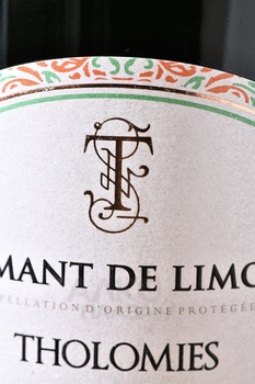 Tholomies Brut Cremant de Limoux AOC - вино игристое Толоми Креман де Лиму 0.75 л белое брют в п/у