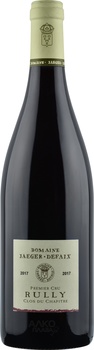 Domaine Jaeger-Defaix Rully Premier Cru Clos du Chapitre - вино Домен Ягер-Дефе Рюйи Премье Крю Кло дю Шапитр 0.75 л красное сухое