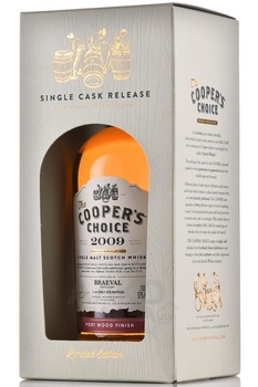 The Cooper’s Choice Braeval Port Wood Finish - виски Зе Куперс Чойс Брэвал Порт Вуд Финиш 0.7 л в п/у