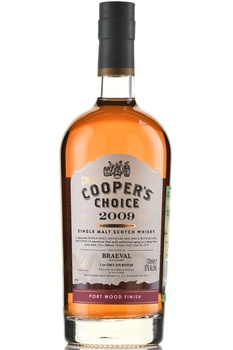 The Cooper’s Choice Braeval Port Wood Finish - виски Зе Куперс Чойс Брэвал Порт Вуд Финиш 0.7 л в п/у