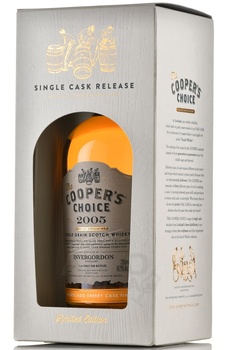 The Cooper’s Choice Invergordon Amontillado Sherry Cask Finish - виски Зе Куперс Чойс Инвергордон Амонтильядо Шерри Каск Финиш 0.7 л в п/у
