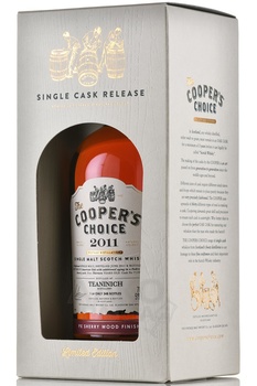 The Cooper’s Choice Teaninich Pedro Ximenez Sherry Wood Finish - виски Зе Куперс Чойс Тининич Педро Хименес Шерри Вуд Финиш 0.7 л в п/у