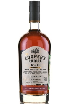 The Cooper’s Choice Teaninich Pedro Ximenez Sherry Wood Finish - виски Зе Куперс Чойс Тининич Педро Хименес Шерри Вуд Финиш 0.7 л в п/у
