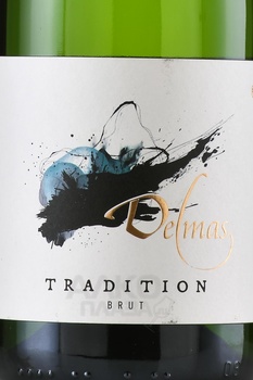 Delmas Tradition Blanquette de Limoux - вино игристое Дельмас Бланкет де Лиму Традисьон 0.75 л белое брют