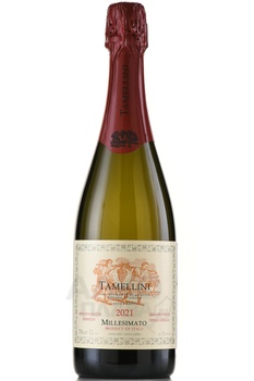 Tamellini Millesimato Extra Brut - вино игристое Тамеллини Миллезимато Экстра Брют 0.75 л белое экстра брют