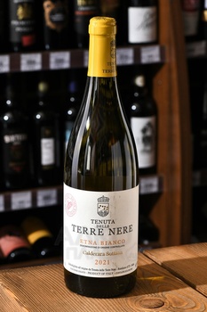 Terre Nere Etna Bianco Calderara Sottana DOC - вино Терре Нере Этна Бьянко Кальдерара Соттана ДОК 0.75 л белое сухое