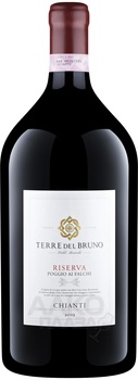 Terre del Bruno Poggio ai Falchi Chianti Riserva - вино Терре дель Бруно Поджо ай Фальки Кьянти Ризерва 3 л красное сухое
