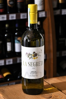 Planeta La Segreta Grillo - вино Планета Ля Сегрета Грилло 2023 год 0.75 л белое сухое