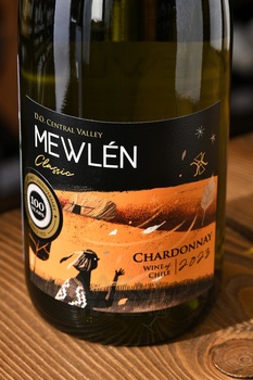 Mewlen Classic Chardonnay - вино Мевлен Классик Шардоне 2023 год 0.75 л белое сухое