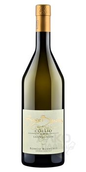 Ronco Blanchis Sauvignon Collio DOC - вино Ронко Бланкис Совиньон Коллио 0.75 л белое сухое