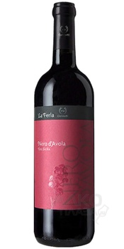 Canicatti La Ferla Nero d’Avola - вино Каникатти Ла Ферла Неро д’Авола 0.75 л красное сухое