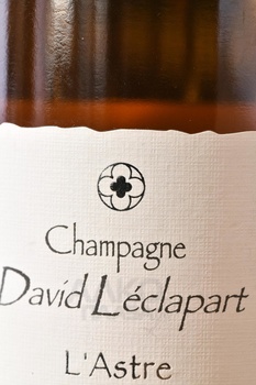 David Leclapart l`Astre Blanc de Noirs Pas Dose Champagne Premier Cru - шампанское Давид Лекляпар Астр Блан де Нуар Премье Крю 0.75 л