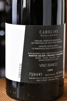 Pranzegg Caroline - вино Пранцегг Каролине 0.75 л белое сухое