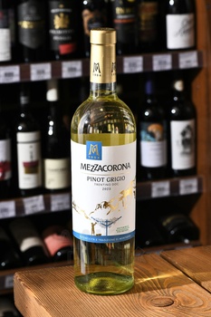 Pinot Grigio Mezzacorona - вино Пино Гриджио Меццакорона 0.75 л белое сухое