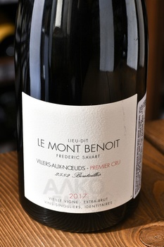 Champagne Frederic Savart Le Mont Benoit Villers-Aux-Noeuds Premier Cru - шампанское Шампань Фредерик Савар Ле Мон Бенуа Виле О Нуо Премье Крю 0.75 л экстра брют белое
