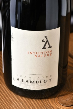 Champagne A. Lamblot Intuition - шампанское Шампань А. Ламбло Антусьон 0.75 л белое брют