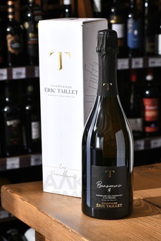 Champagne Eric Taillet Bansionensi - шампанское Шампань Эрик Тайе Бансионенси 2017 год 0.75 л белое экстра брют в п/у