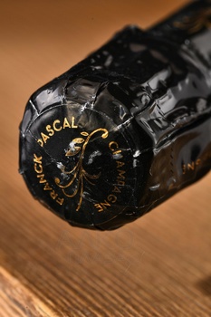 Champagne Franck Pascal Blanc de Noirs - шампанское Шампань Франк Паскаль Блан де Нуар 0.75 л белое экстра брют