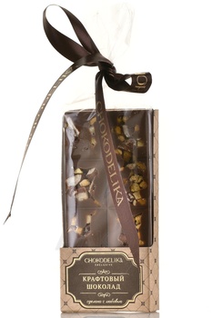 Шоколад Чокоделика молочный Крафтовый микс с Пеканом и Манго 50 г