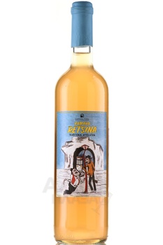 Kamara Pure Retsina - вино Камара Пюр Рецина 0.75 л белое сухое