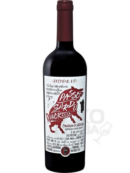 Enoitalia Passo Sardo Cannonau di Sardegna DOC - вино Эноиталия Пассо Сардо Каннонау ди Сарденья 0.75 л красное полусухое