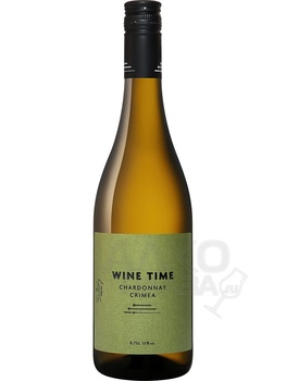 Wine Time Chardonnay - вино Вайн Тайм Шардоне 0.75 л белое сухое