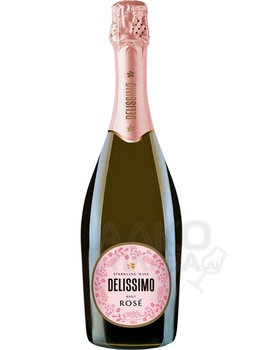 Delissimo Brut Rose Olymp - игристое вино Делиссимо Брют Розе Олимп 0.75 л розовое сухое
