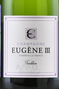 Eugene III Tradition - шампанское Еужен 3 Традисьон 0.75 л белое брют в п/у