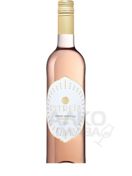 Estreia Vinho Verde DOC - вино Эстрейа Винью Верде 0.75 л розовое полусухое
