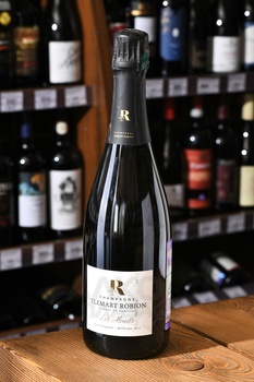 Champagne Elemart Robion Les Monets AOC - шампанское Шампань Элемар Робьон Ле Моне АОС 0.75 л белое экстра брют