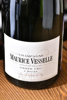 Maurice Vesselle Grand Cru Cuvee Reservee Brut Champagne - шампанское Морис Вессель Гран Крю Кюве Резерв 2013 год 0.75 л белое брют