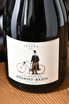 Champagne Henriet-Bazin Cuvee Arsene Grand Cru - шампанское Шампань Энриет Базан Куве Арсен Гран Крю 2015 год 0.75 л белое экстра брют