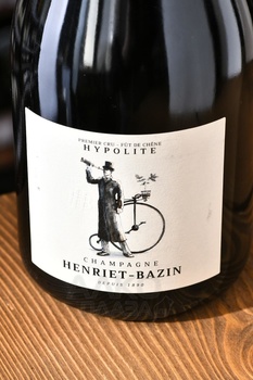 Champagne Henriet-Bazin Cuvee Hypolite Blanc De Blancs Premier Cru - шампанское Шампань Энриет Базан Куве Иполит Премьер Крю Блан де Блан 0.75 л белое экстра брют