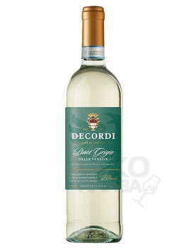 Decordi Pinot Grigio delle Venezie - вино Декорди Пино Гриджо делле Венецие 0.75 л белое сухое