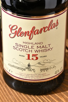Glenfarclas 15 years - виски Гленфарклас 15 лет 0.7 л