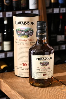 Edradour 10 years - виски Эдрадур 10 лет 0.7 л