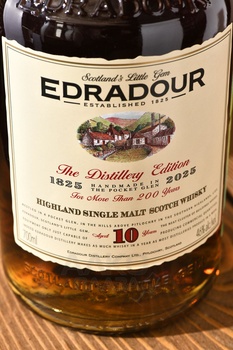 Edradour 10 years - виски Эдрадур 10 лет 0.7 л