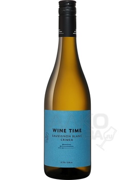 Wine Time Sauvignon Blanc - вино Вайн Тайм Совиньон Блан 0.75 л белое сухое