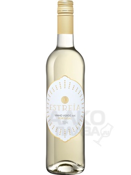 Estreia Vinho Verde DOC - вино Эстрейа Винью Верде 0.75 л белое полусухое