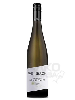 Peter Weinbach Riesling Landwein - вино Петер Вайнбах Рислинг Ландвайн 0.75 л белое полусладкое